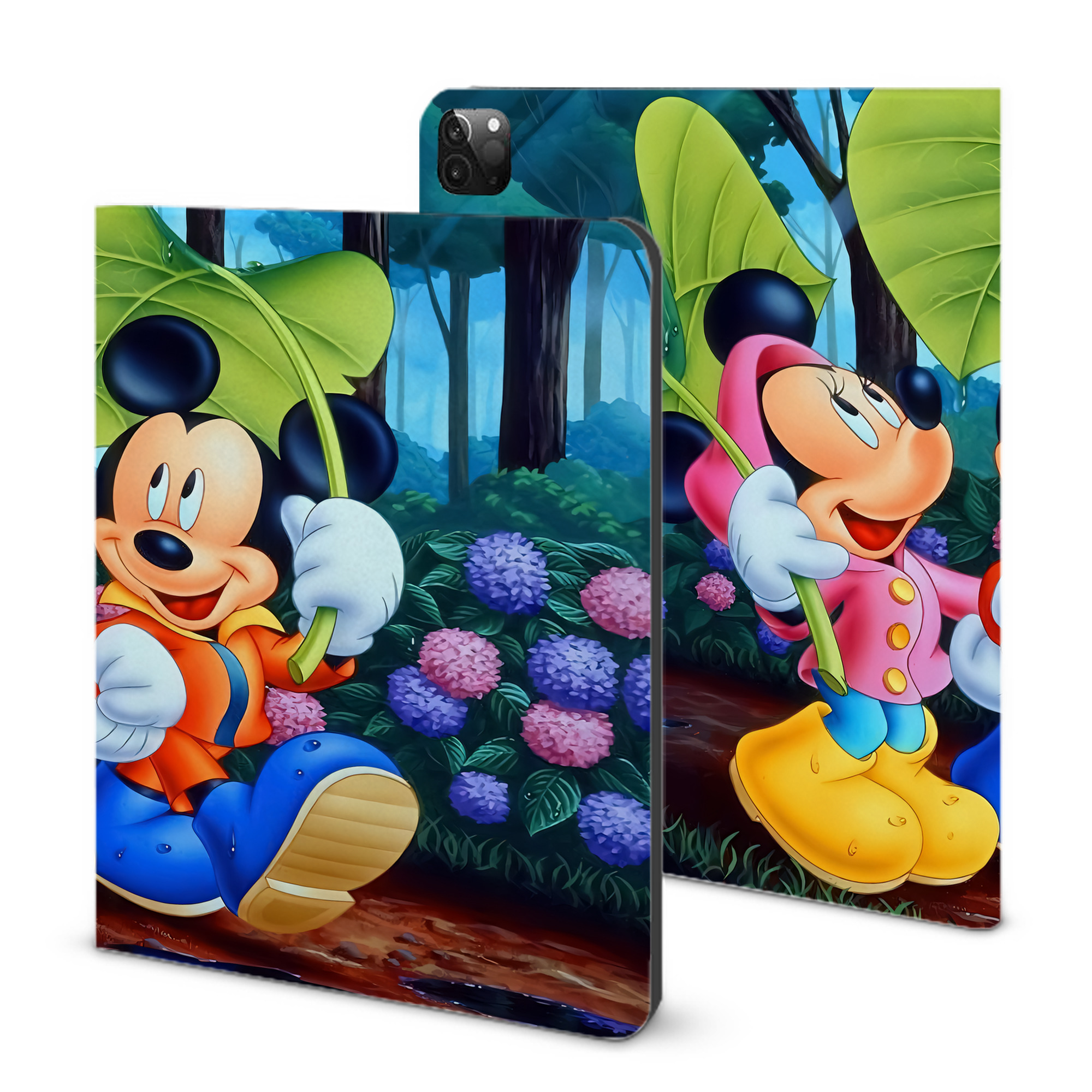 （画像用） ミッキーマウス Mickey Mouse IPadケース ペンホルダー付き ブックスタイルデザイン